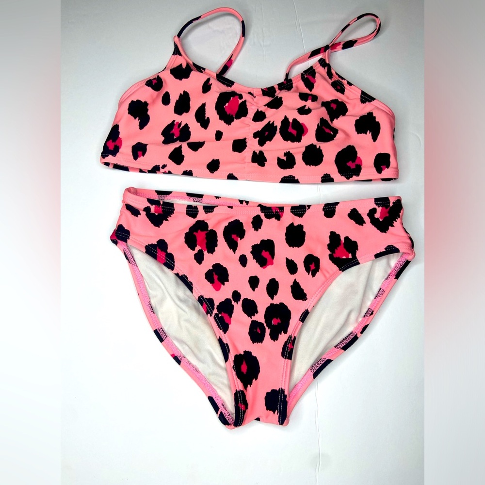 Swimsuit XL 14/16 Art Class Pink Leopard